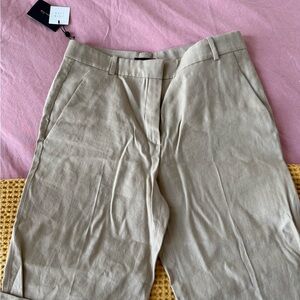 Massimo Dutti Light Tan Trousers
